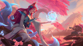 Woman white dress blue ball - a blue ball free wallpaper