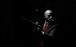 Man suit tie cigarette gun - vanita free wallpaper for desktop