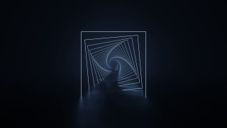 Dark room white light person - the doorway free wallpaper