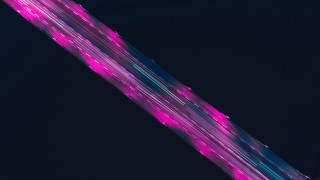 Long pink object air black - a blue sky behind free wallpaper for desktop