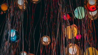 Lights kinetic art abstract globe - kinetic free wallpaper