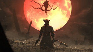Hunter fullmoon demon armor castle - bloodborne free wallpaper