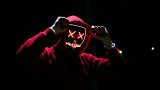 Red mask hoodie cedric seaut - a red mask free wallpaper
