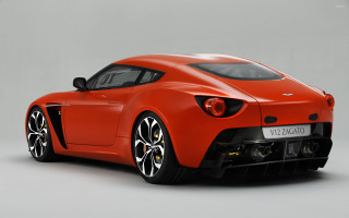 Red sports car sleek backview - this image free wallpaper