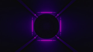 Dark room circular light purple - aesthetic free wallpaper