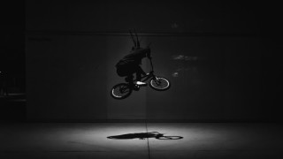 Bike trick shadow cinematic blackwhite - a shadow of a person free wallpaper
