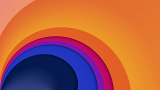 Colorful circular center blue circle - a blue circle in the middle free wallpaper
