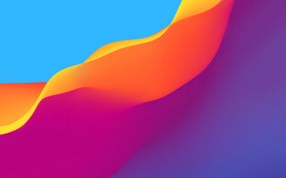 Blue pink curved orange pink - futurism free wallpaper for desktop