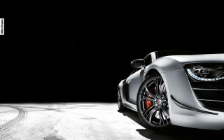 White sports car photorealism detailed - a white light free wallpaper