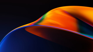 Colorful abstract raytraced gradient artist - a colorful object free wallpaper