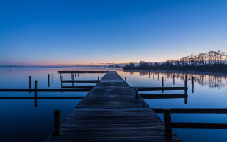 Lake dock pier boats sunset - lake free wallpaper