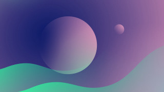 Purple green balls blue green - the middle of it free wallpaper for desktop