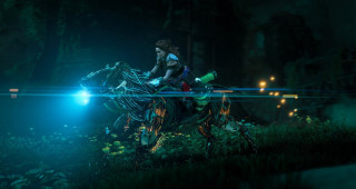 Woman horse forest night flashlight - a flashlight free wallpaper