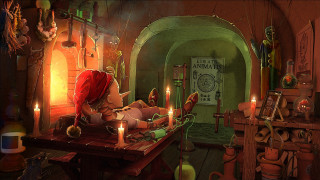 Woman sitting table candles sign - diego gisbert llorens free wallpaper for desktop