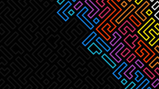 Black rainbow diagonal edenbox geometric - eden box free wallpaper