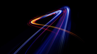 Light streaks holography motion blur - a long exposure free wallpaper