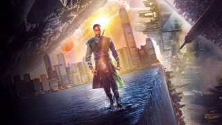 Cityscape sunset afrofuturism skyscrapers matte - matte painting concept art free wallpaper for desktop