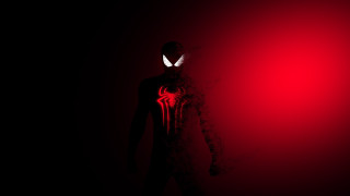 Spiderman dark minimalist concept art - a spider man free wallpaper