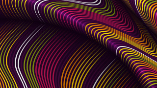 Colorful purple yellow lines curves 2 - a white outline free wallpaper