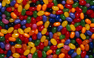 Jelly beans colorful pile tabletop - a table top free wallpaper
