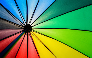 Multicolored umbrella canopy buckminster fuller - umbrella free wallpaper