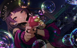Aya goda girl gun bubbles - a wallpaper free wallpaper for desktop