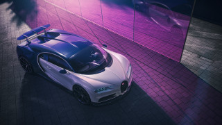 White blue sports car parking 2 - sports car free wallpaper