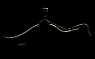 Wine legs stilllife black shadow - caravaggio free wallpaper