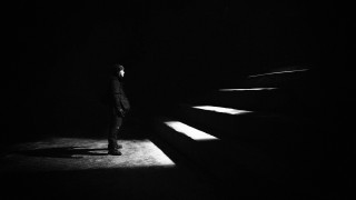 Man shadow dark cinematic blackandwhite - the floor behind free wallpaper