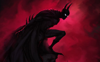 Demonic horned creature black cape - ben templesmith free wallpaper