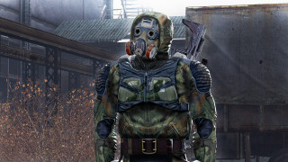 Gas mask axe industrial boris - boris vladimirski free wallpaper