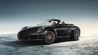 Porsche frozen lake sunshine detailed - the top of the car free wallpaper