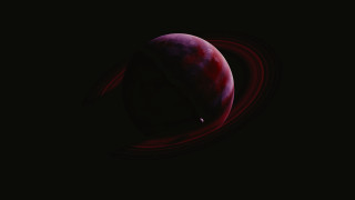 Red planet moon raytraced eve - a red object free wallpaper for desktop