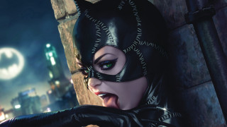 Catwoman gun night city fullmoon - a gun in a city free wallpaper