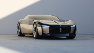 Futuristic car white room blue - a shadow of a person free wallpaper