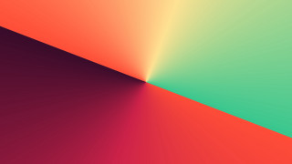 Colorful triangle generative art beeple - triadic free wallpaper for desktop