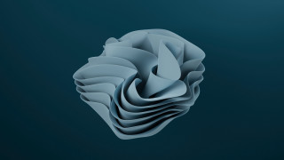 Blue abstract wavy gradient background - slight free wallpaper