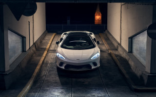 White car parking garage night 2 - eleanor best free wallpaper