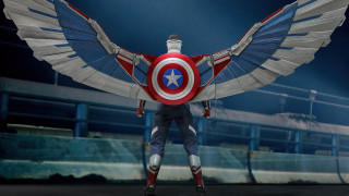 Captain america wings stadium night - a stadium free wallpaper