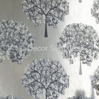 Trees umbrellas silver white wallpaper - free winter wallpaper for tablet