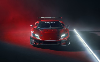 Red sports car dark road 2 - bernardo cavallino free wallpaper
