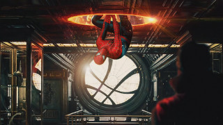 Spiderman upside down giant clock - upside free wallpaper for desktop