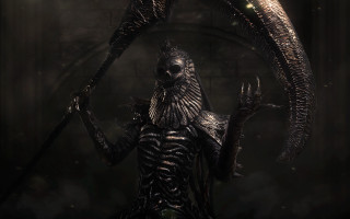 Demon sword portrait darkroom giant - a creature free wallpaper