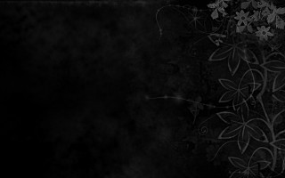 Black white flowers background white - dark background free wallpaper for desktop