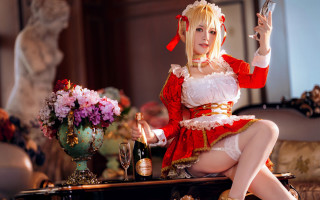 Rococo cosplay aliceprin wine vase - cosplay free wallpaper for desktop