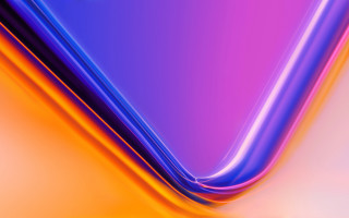 Futuristic smartphone colorful background curved - a close up of a cell phone free wallpaper for desktop