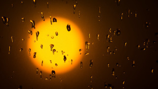 Sun rainy window flare ember - anamorphic free wallpaper