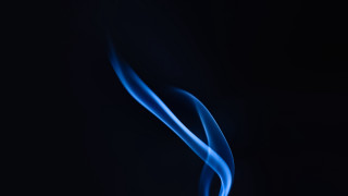 Blue smoke cup abstract illusionism - a cup free wallpaper for desktop