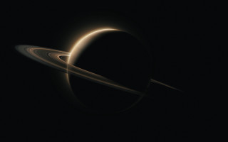 Saturn ring light dark sky - edward ruscha free wallpaper for desktop