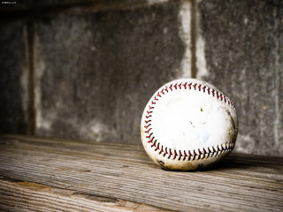 Baseball wooden table wall brick 2 - a wooden table next free wallpaper